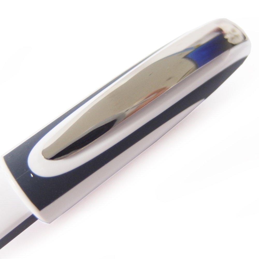 Schneider Ray Series Fountain Nib Ink Includes 1 Ink Body RYFP168124F Pen, Size F/Fine, Color Black, Cartridge, Color White/Gray,