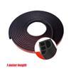 5/1m Car Rubber Door Seal Strip Soundproof Door Seal Trim Universal Noise Insulation EPDM Rubber Waterproof Seals Accessories
