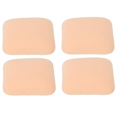 Puderquaste Nass Trocken Anwendung Hautfreundlich Elastisch Waschbarer Schwamm Gesichtspuder für Make-up 4 Stück