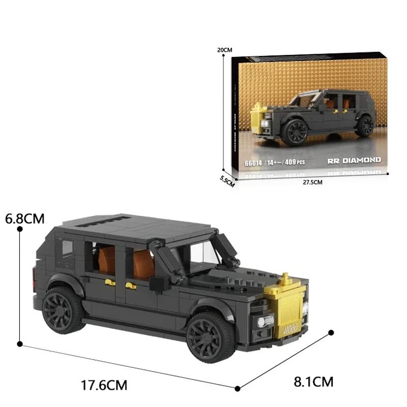 

409PCS Luxury Sedan Building Blocks SUV Car Model Vehicle Bricks Creative Desktop Ornaments Display Kids DIY Toys Holiday Gifts With Box