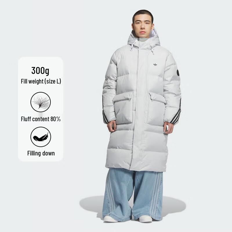 Adidas Originals Unisex 3S Long Down U Parka KC2566