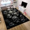 1pc PC Scary Skull Pattern Mat, Suitable for Kitchens, Bathrooms & Nurseries – Perfect Halloween and Christmas Decoration