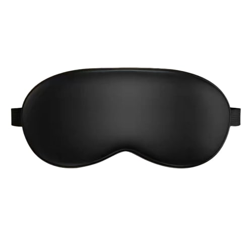 

FUYUERO Маска для сна [Улучшенная версия] Шелковая маска для глаз, Мягкая сатиновая повязка, Все сезоны, Блокирующая свет, Комфортный сон, Регулируемая, Моющаяся