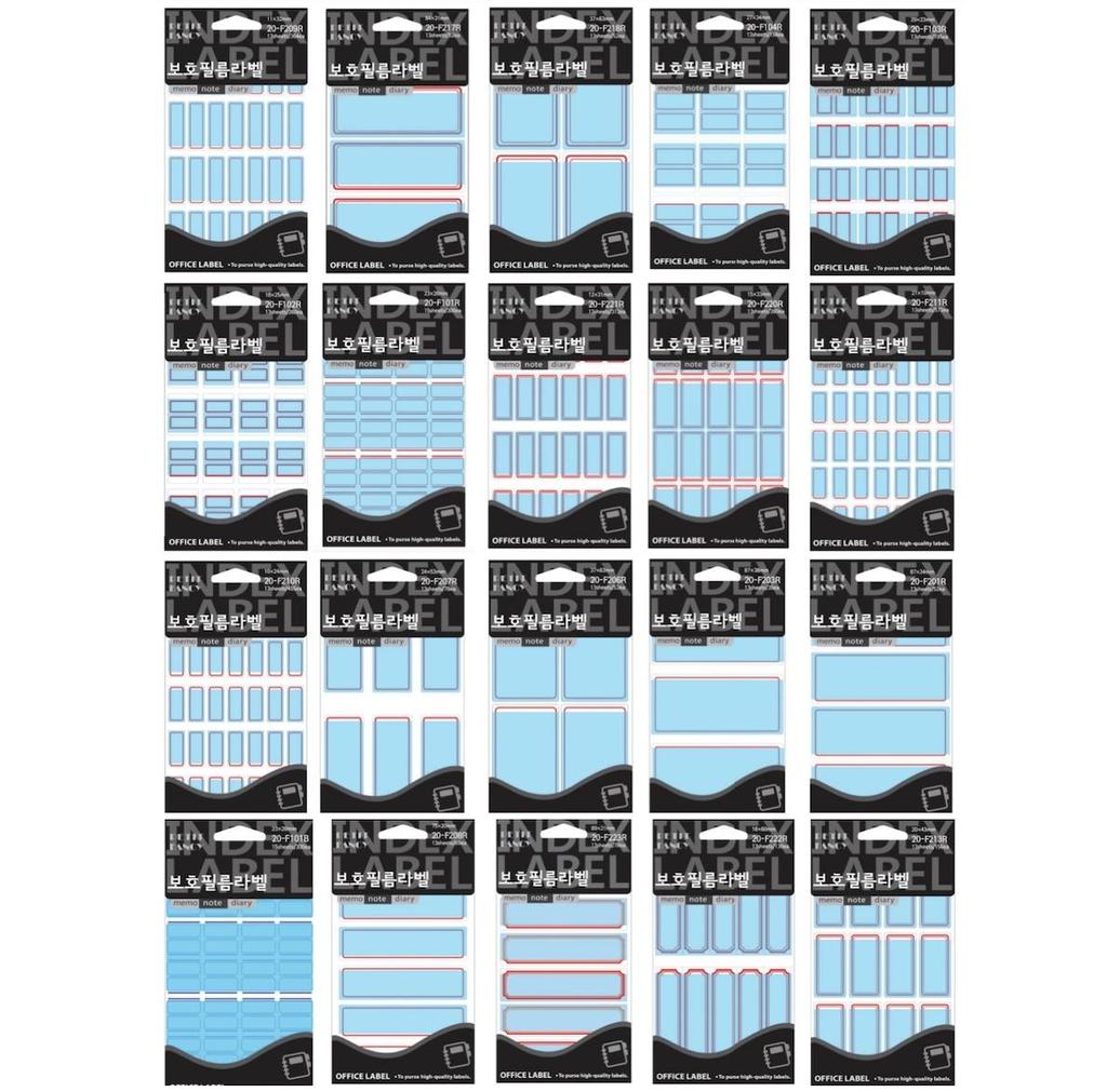 Petit Fancy Koruyucu Film İndeks Etiket Çıkartmaları (Her Birinden 10'ar adet) İndeks Etiketi / Kategori Etiketi / Ofis Etiketi / Etiket Çıkartmaları / İşaretleme Araçları - 42 Seçenek