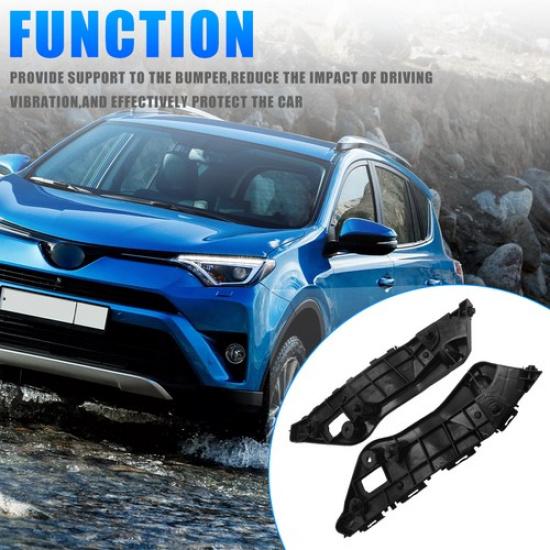 Front Bumper Brackets Retainer Side Support For Toyota RAV4 2013-2018 2Pcs