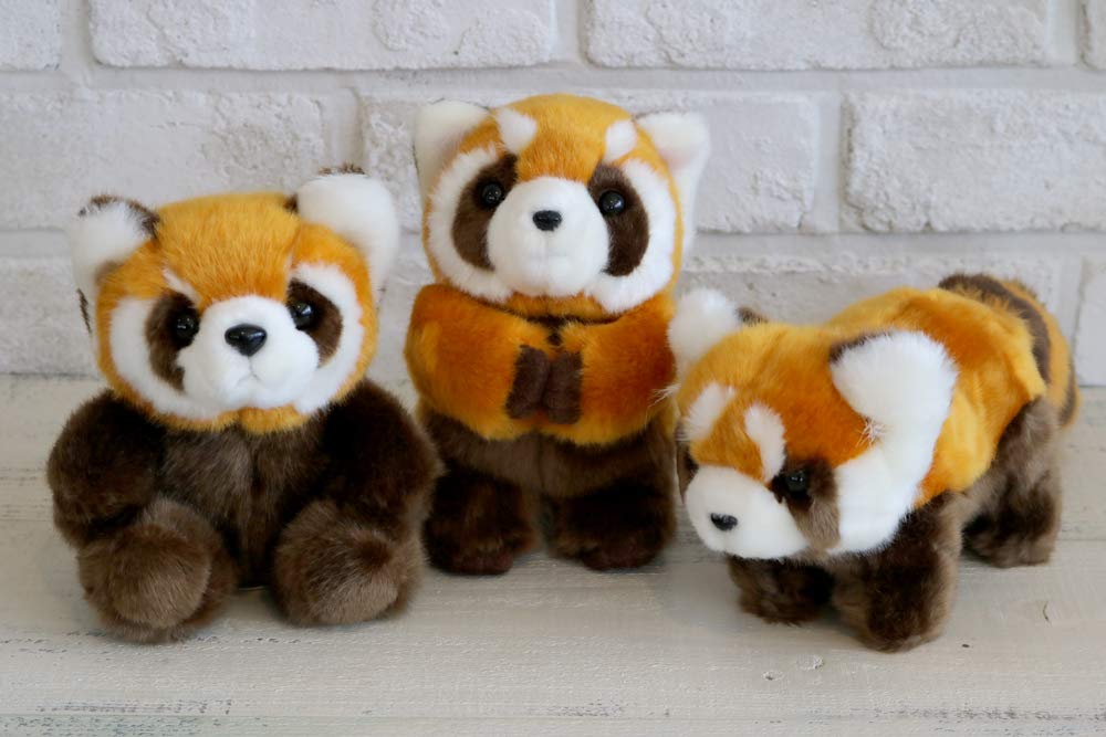 Cute Sales Sitting Red Panda Plush Toy, Size S, Z0291