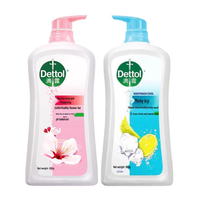 

Dettol Body Wash Combo Pack (Moisturizing & Cooling)