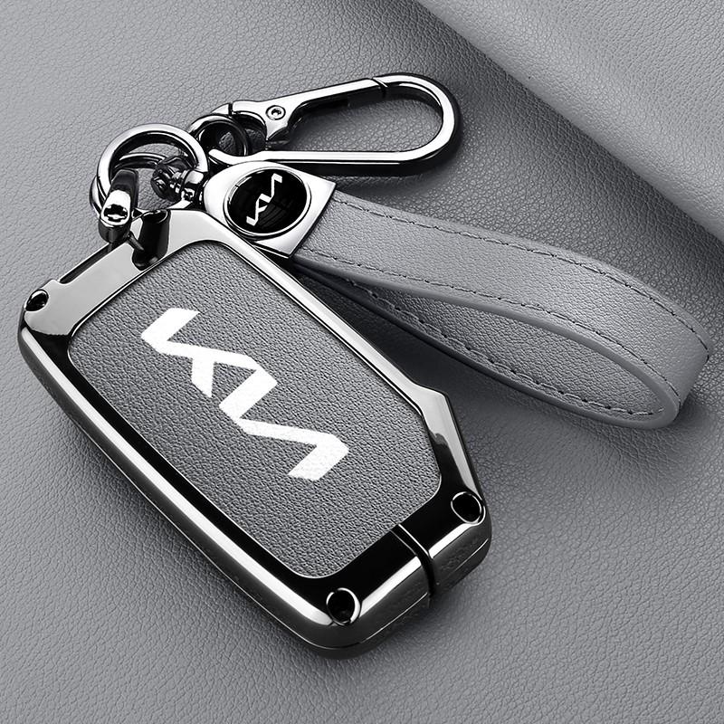 AHQ1 Car Key Case Cover Shell For KN Kia Carnival 2021 2022 Sedona KA4 EX SX LX Fiesta 2023 GT Stinger Ceed CD Cerato Forte 2018 2019