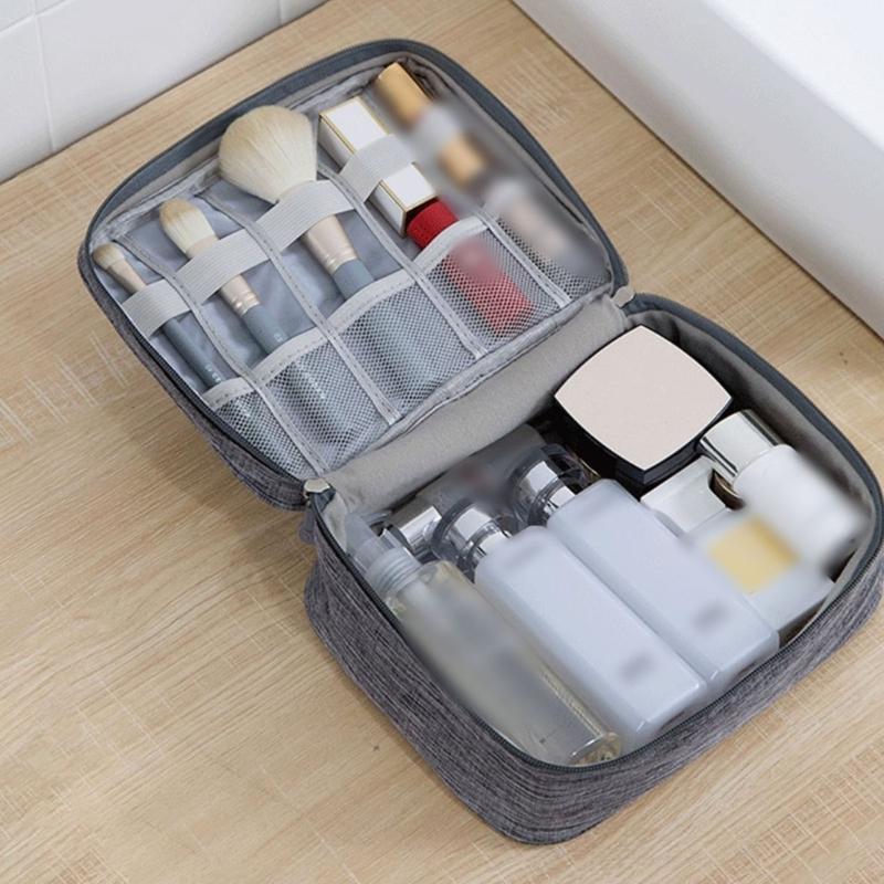 Travel Storage Case For Electronic Gadgets Cosmetics Portable Oxfords Cloth Organiser Multifunctional Makeup Bag