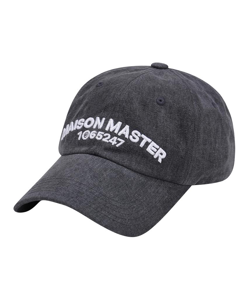 MAISON MASTER Pigment Curve Logo Ball Cap