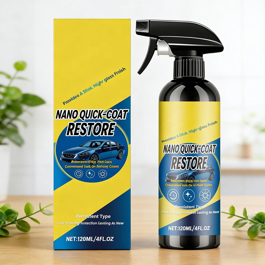 Car Coating Spray Quick Effect Coating Agent Coat Car Wax Car Scratch Wax Coating Spray Oil Film Emulsion Glass Cleaner