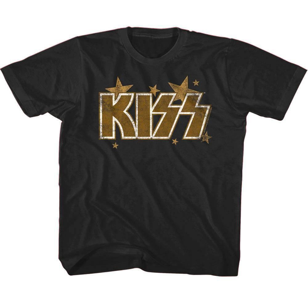 Kiss Vintage Stars Logo T Shirt