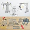 Metal Building Toys, 273pcs 3 in 1 Tower Crane & Frame Crane & Windmill Metal Model Set,Erector Sets for Boys Age 8-12,DIY Building Stem Projects