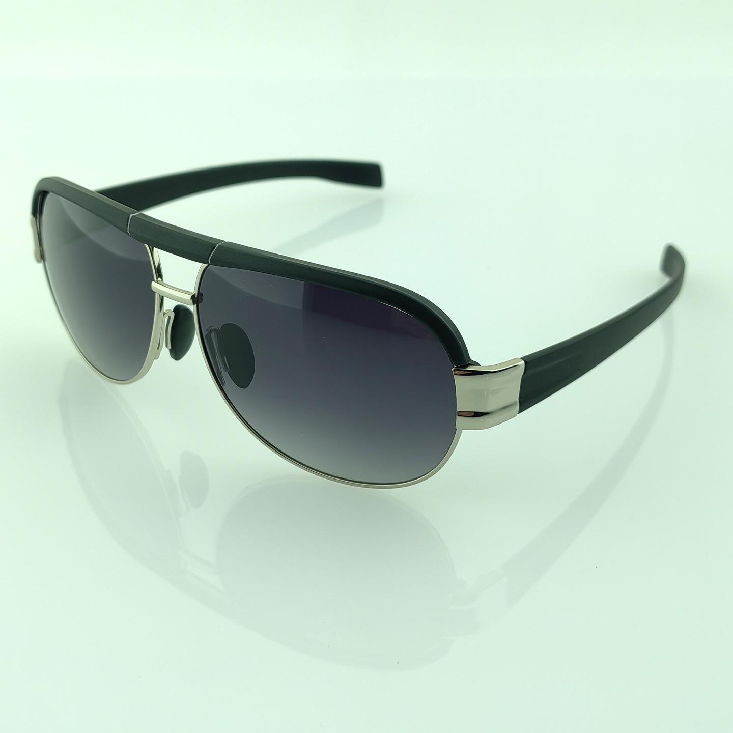 

New Men s Large Frame Polarized Aviator Sunglasses with UV Protection - European & American Fashion Metal Design (8985 Series)