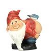 Design Toscano Loonie Moonie Nu Fesses Statue de Gnome De Jardin, Moyen 20,25 cm, polyrésine, palette complète de couleur