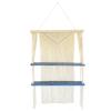 Macrame Hanging Shelves Natural Blue