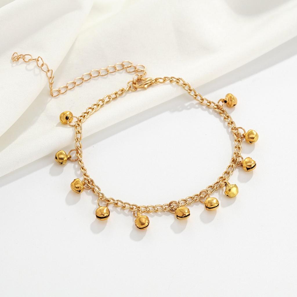 Rhinestone Foot Ornaments, Adjustable Anklet, Crystal Double Heart-shaped Anklet