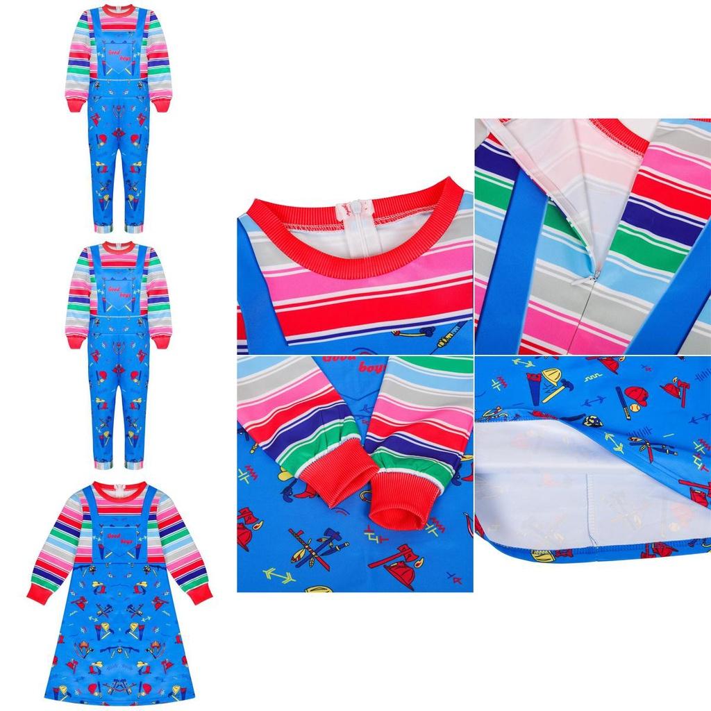 Entzückendes Child's Play Lizenzkostüm Chucky für Halloween Kinderkostüm