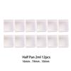 Empty Full Pan Half Pans Plastic Watercolor Paint Grid Painting Supplies Paint Palette Art Supplies