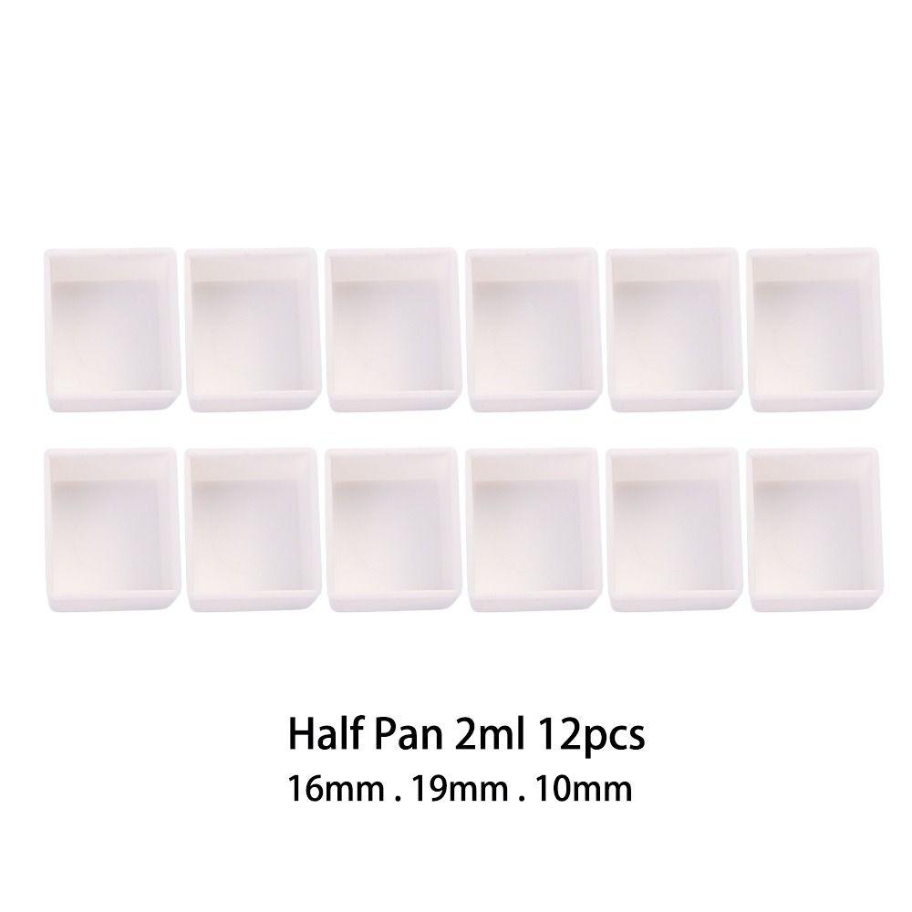 Empty Full Pan Half Pans Plastic Watercolor Paint Grid Painting Supplies Paint Palette Art Supplies