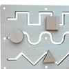 Activity Board for Preschool Learning, Wooden Skill Development Toys Kids Aged 2-3