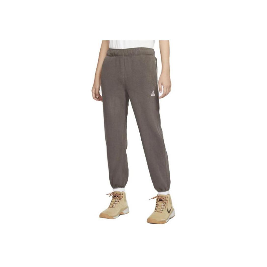

New Nike ACG Knitted Sports Pants Women s Iron Stone Color CV0615-004 XL