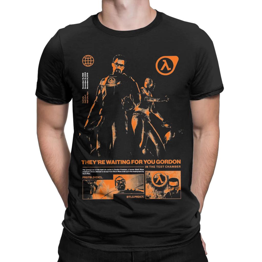 Half Life Video Games TShirts Men Women Creative Cotton Tee Shirt O Neck Short Sleeve T Shirt Clothing