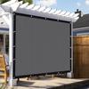 1pc Sun Shade Cloth, Shade Fabric Privacy Screen With Grommets And Reinforced Edges, For Outdoor Patio Garden Pergola Canopy
