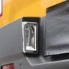 For -2024 Ford Bronco Sport Chrome Rear License Plate Lamp Light Cover Trim