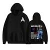 Rapper Anuel AA Real Hasta La Muerte 2026 Grafik Hoodie Herren Damen Mode Hip Hop Harajuku Pullover Langarm Sweatshirt Oberteile