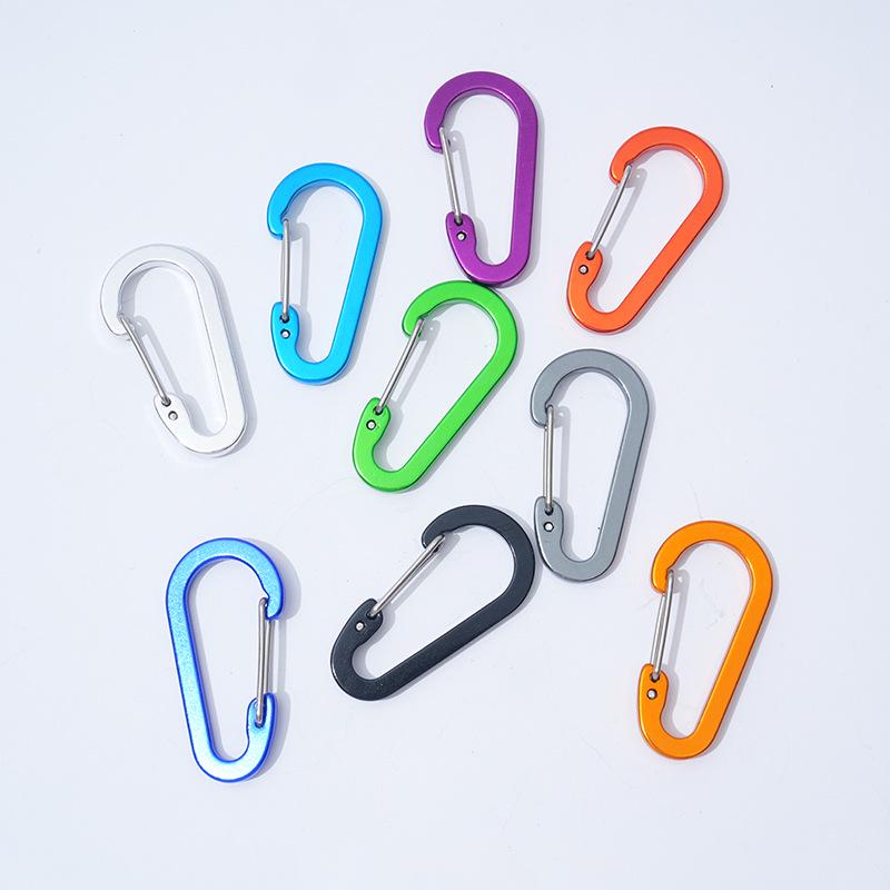 6cm Gourd Steel Wire No. 6 S-Type Spring Hook Aluminum Alloy Hanging Buckle Aluminum Alloy
