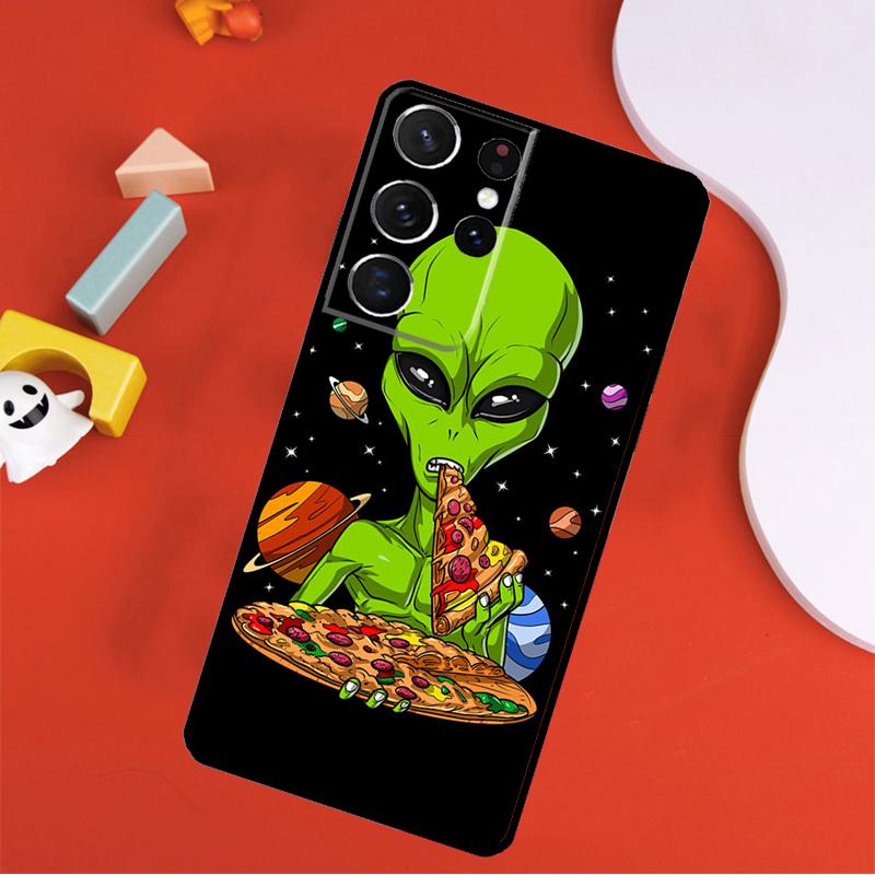 Space Alien Magic Phone Case For Samsung Galaxy S25 Ultra S24 Ultra S9 S10 S20 S21 S22 S24 Plus S23 FE Cover