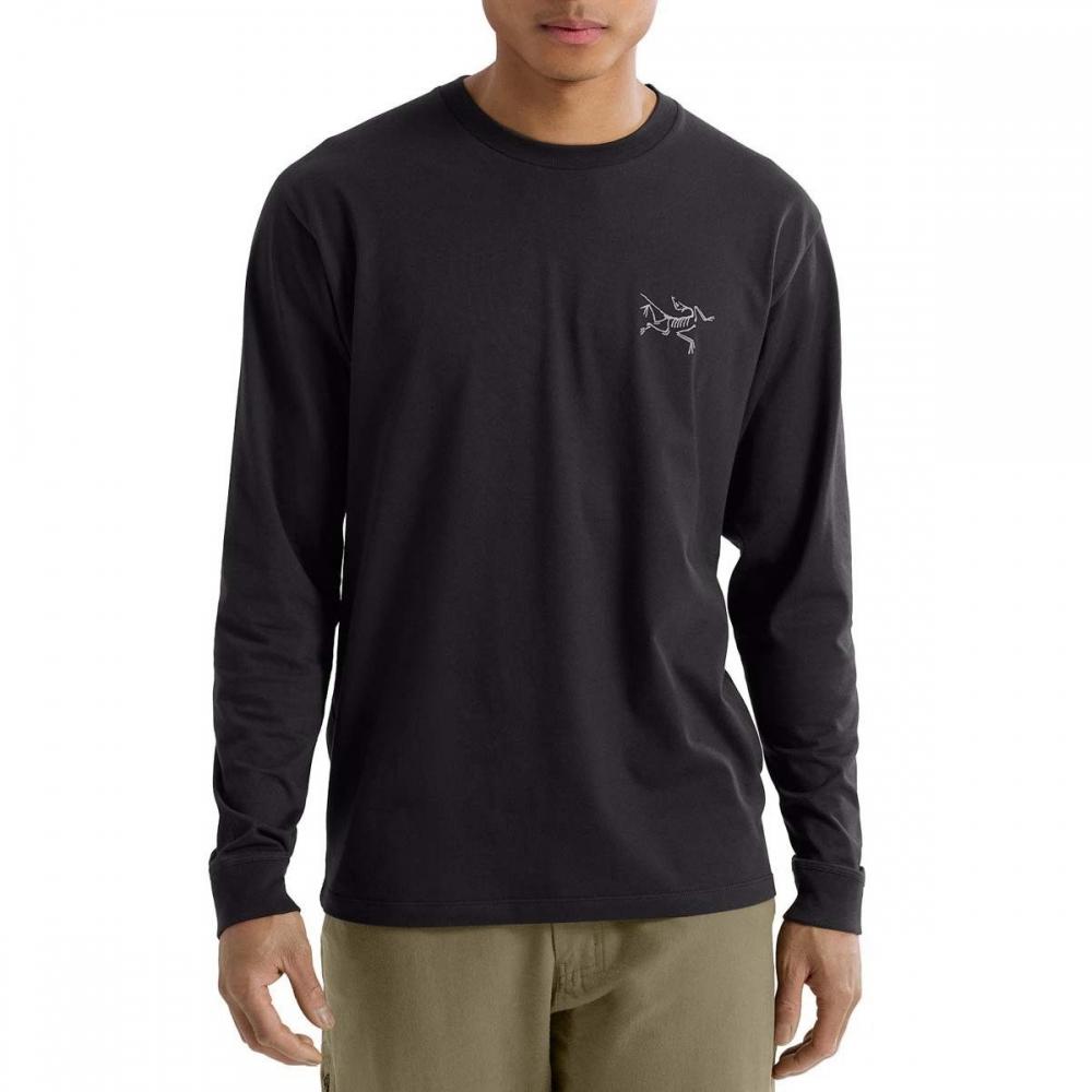 Arc Teryx Men S Long Sleeve T ShirT Black Crag coTTon X000009536
