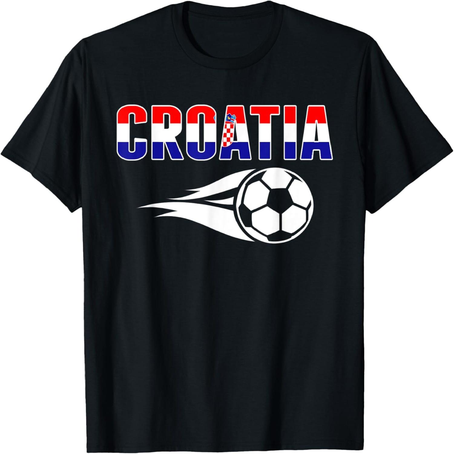 Croatia Soccer Fans Jersey - Croatian Flag Football Lovers T-Shirt(2) S разноцветный