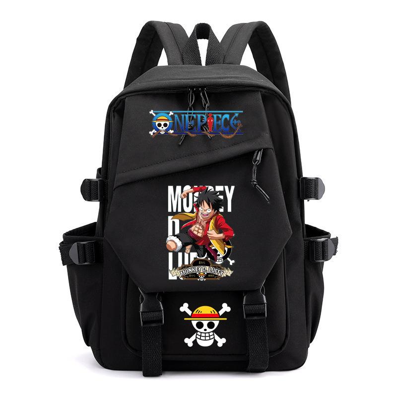 Anime peripheral ONE PIECE Luffy schoolbag Japanese retro backpack junior high school backpack computer bag