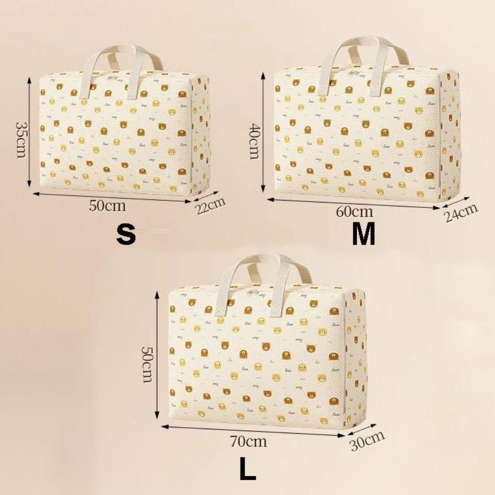 with Handle Quilt Storage Bag Large Capacity Moving Luggage Bag Clothes Storage Bins  Seasonal
