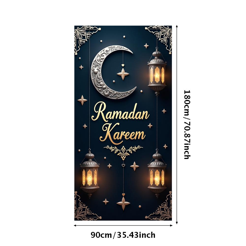 Bannière Ramadan Kareem Toile de fond Lanternes Lumières Décoratif Festival Fête Événement Célébration Graphique Décor Islamique Arrière-plan