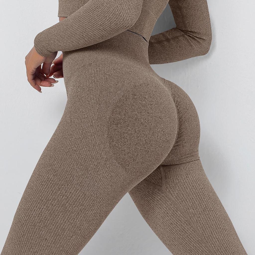 Leggings da donna per fitness Leggings da palestra Pantaloni sportivi a vita alta da donna Pantaloncini da yoga Leggings push up Abbigliamento sportivo