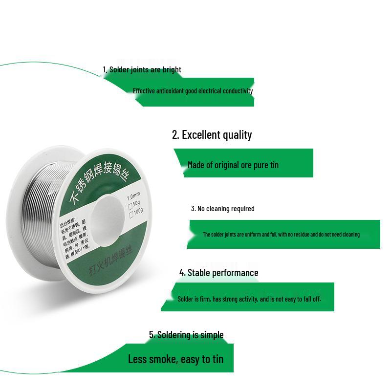 High Purity Low Temp Electric-Free Soldering Iron for Stainless Steel