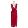 Robe de nuit longue sexy en résille à larges bretelles Bordure en dentelle Élégant pyjama camisole Vêtements d'intérieur pour femmes 419 Vêtements de nuit confortables et flatteurs avec design de bretelles chic