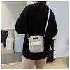 Women Corduroy Shoulder Bags Striped Cloth Fabric Handbags Casual Zip Tote Canvas Crossbody Bag Cute Shopping Bag for Ladies
