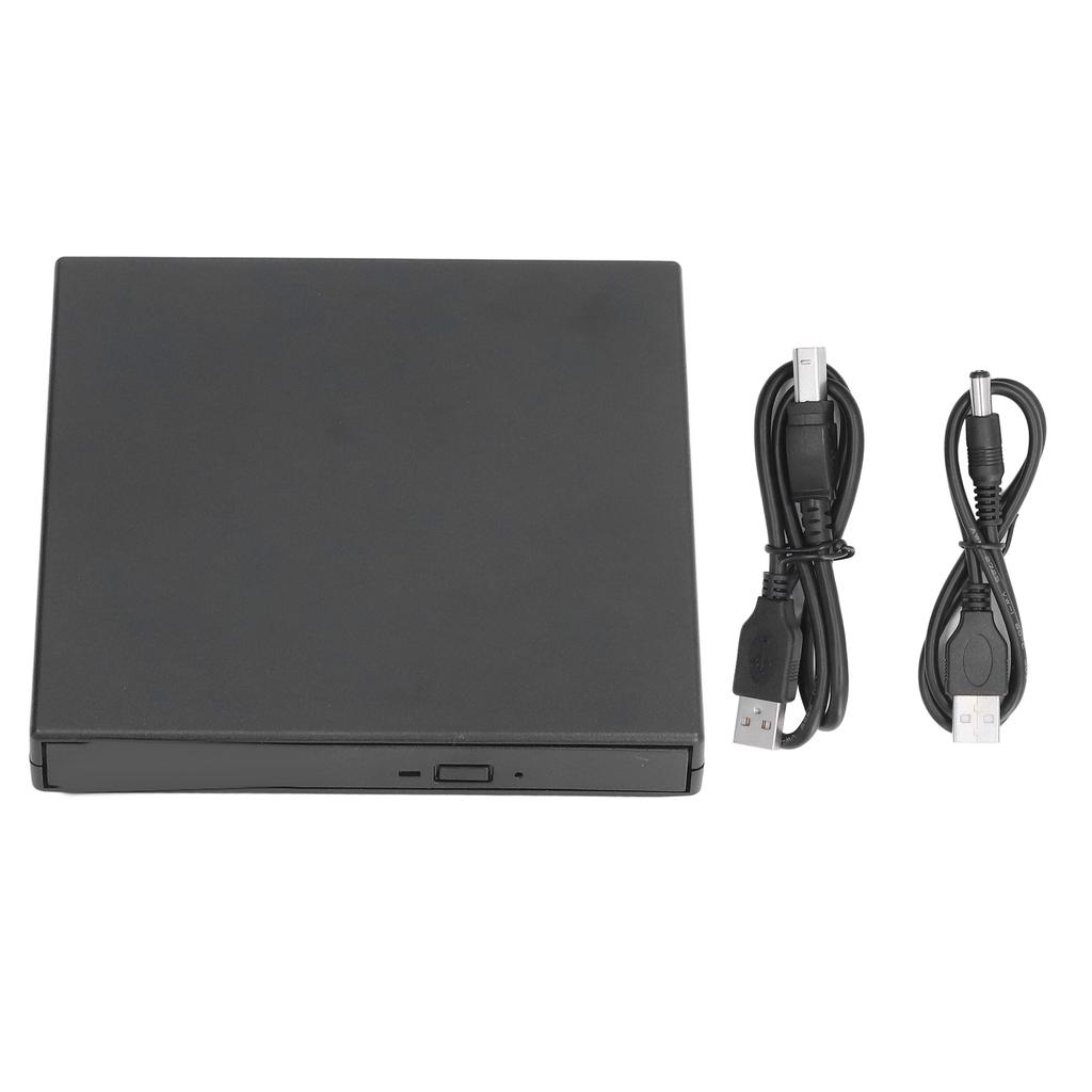 External CD DVD Drive USB Port Slim Portable Optical Drive for Laptop Portable CD Burner for Win for OS for Linux