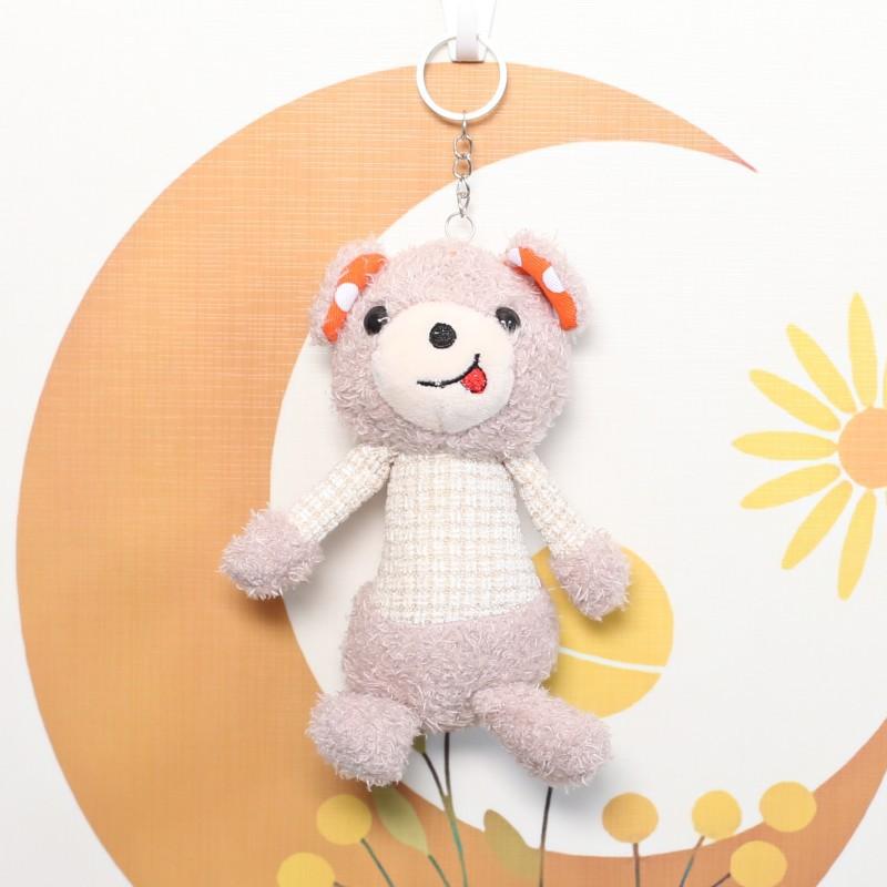 Niedliches Esel-Shirt mit großen Zähnen, Bär Hase Plüschtier Puppenanhänger, Puppen-Taschenanhänger