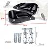 Pair 22mm Motorcycle Handlebar Handguard Protector For Kawasaki Honda Yamaha