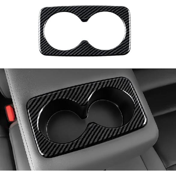 Car Carbon Fiber Center Console AC Switch Panel Sticker Decal Trim Cover Interior Decoration For Ford Bronco Sport    2024 2025 Accessories