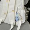 Backpack with Embroidered Bow Pattern for Teenage Girls Daily Use Cute Kawaii Style
