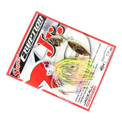 Jackall Señuelo Spinnerbait Super Eruption JR 1/4 oz Corona Rosada Raya (8670)