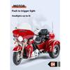 1/9 Davidson Motorcycle Tricycle Lighting and Sound Effect Children's Simulation Toy Car Kids Toys Vehicle Toy Models Play