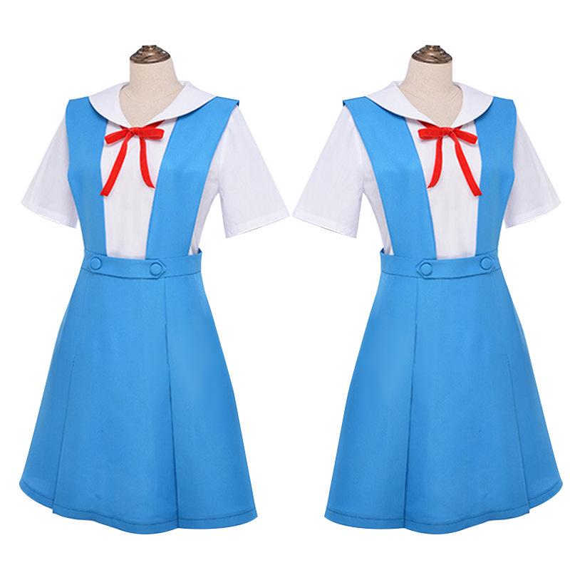 Century Warrior Anime Cosplay: Ayanami Rei, Asuka, Misato JK Uniform Skirt