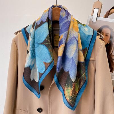 Silk Scarf for Women Neck,poeticehome Mulberry Silk Neck Scarf
